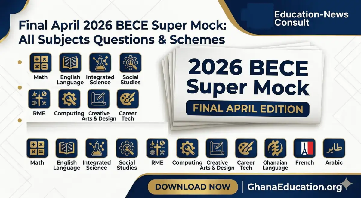 2026 BECE Final Mock Questions