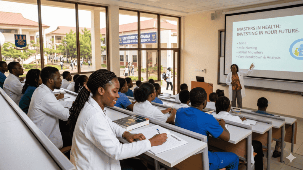 tuition fees for MPhil and MSc health programmes