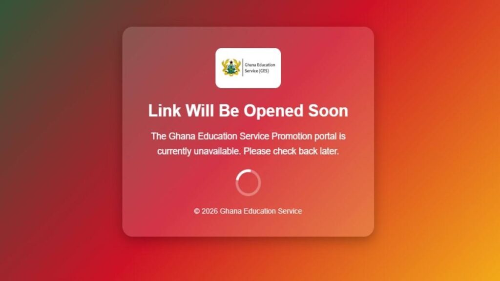 GES Promotion Exam Results Portal Delayed