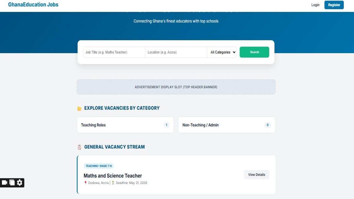 Ghana Education News Portal Launches Free Digital JobRecruitment Platform for Schools and Educators