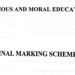 RME 2026 BECE Marking scheme