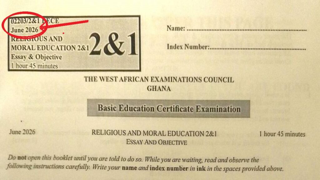 WAEC June 2026 BECE to May