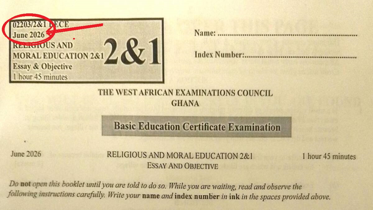 WAEC June 2026 BECE to May