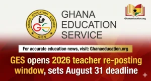 GES Starts Re-Posting and Staff Transfer Exercise