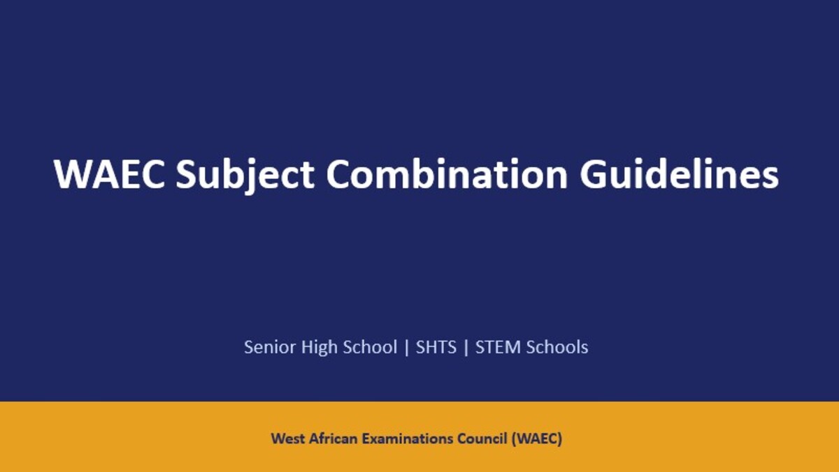 SHSTVET Subject Combinations for BECE Graduates