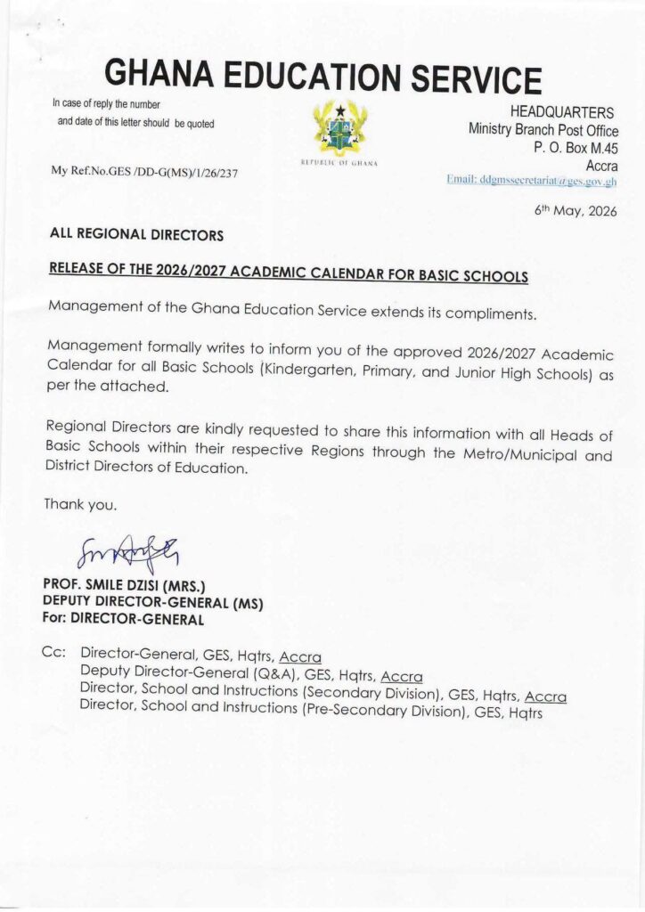 2026-2027 ACADEMIC YEAR
