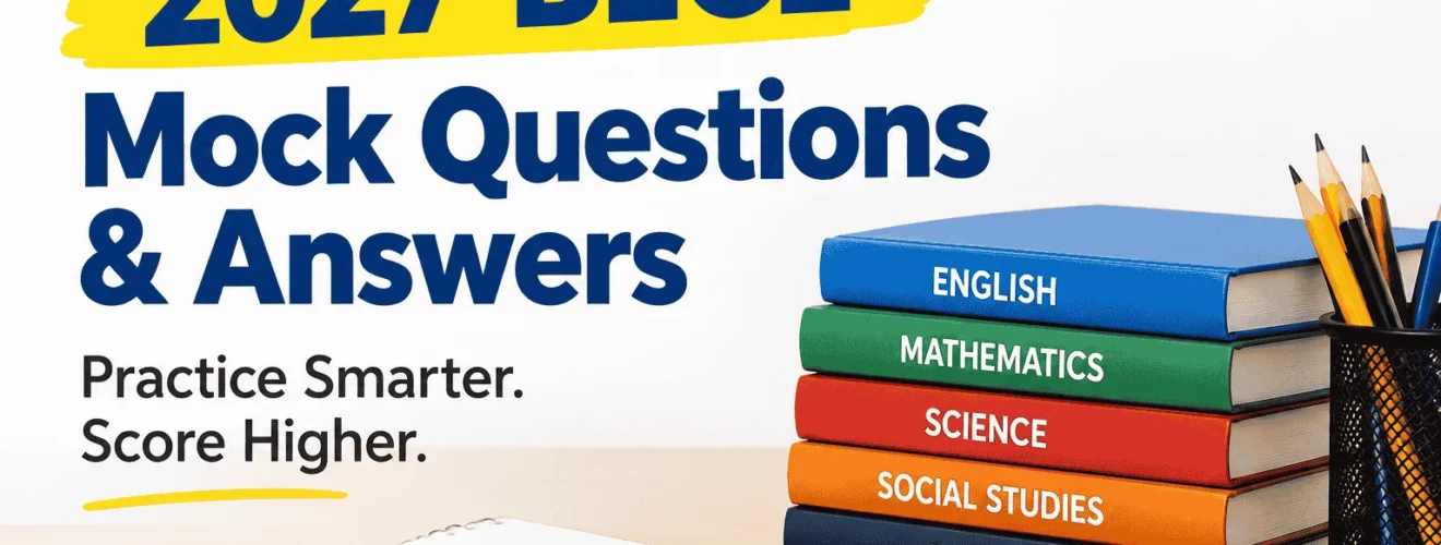 2026 Sept. BECE Mock Papers for Schools released