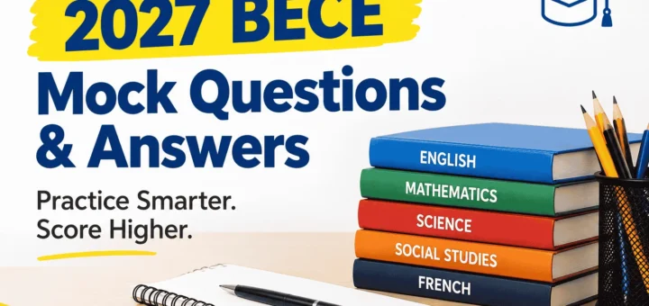 2026 Sept. BECE Mock Papers for Schools released