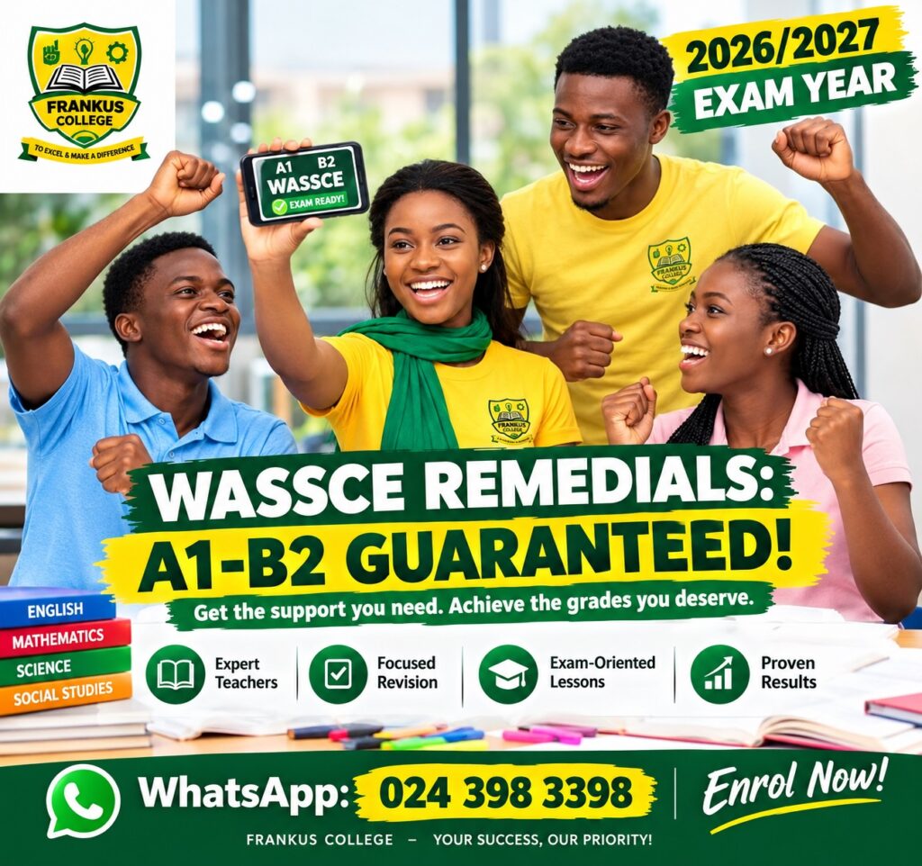 Failed WASSCE? Don’t Let One Result Decide Your Future
