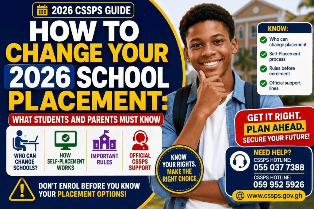 Change Your 2026 School Placemen