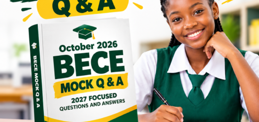 2026 BECE Mock Questions for October
