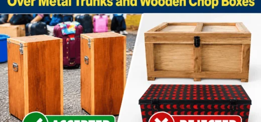 GES directive on metal trunks and chop boxes