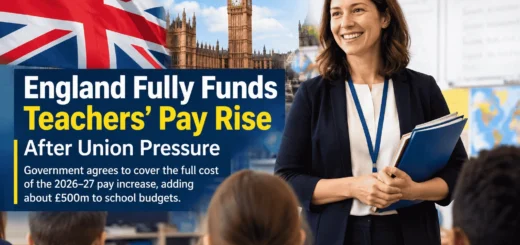 England to Fully Fund Teachers’ Pay Rise