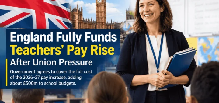 England to Fully Fund Teachers’ Pay Rise