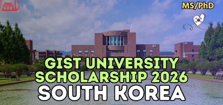 GIST Fully Funded Scholarship 2027: Masters & PhD