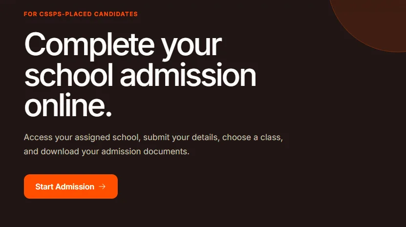 How to Complete SHS1 Admission Online