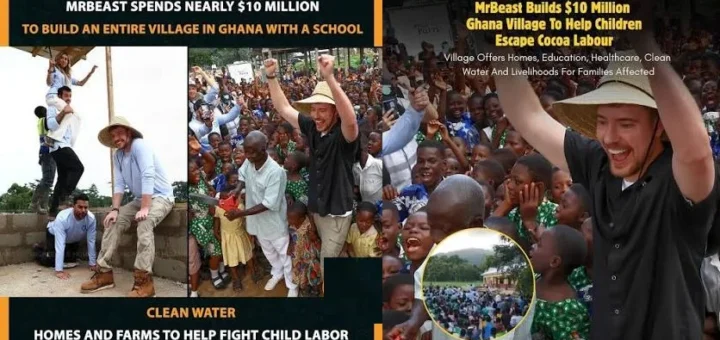 MrBeast’s Nearly $10m Ghana Village School, Clinic and More