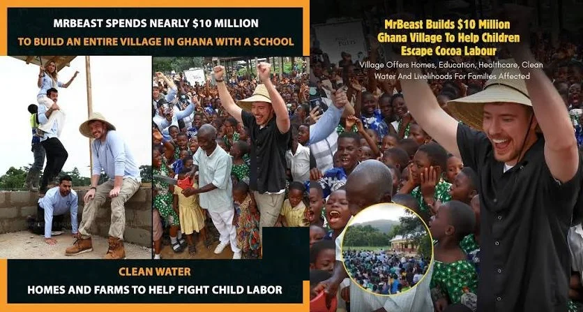 MrBeast’s Nearly $10m Ghana Village School, Clinic and More
