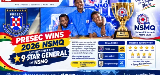 PRESEC wins 2026 NSMQ and becomes the 9-STAR