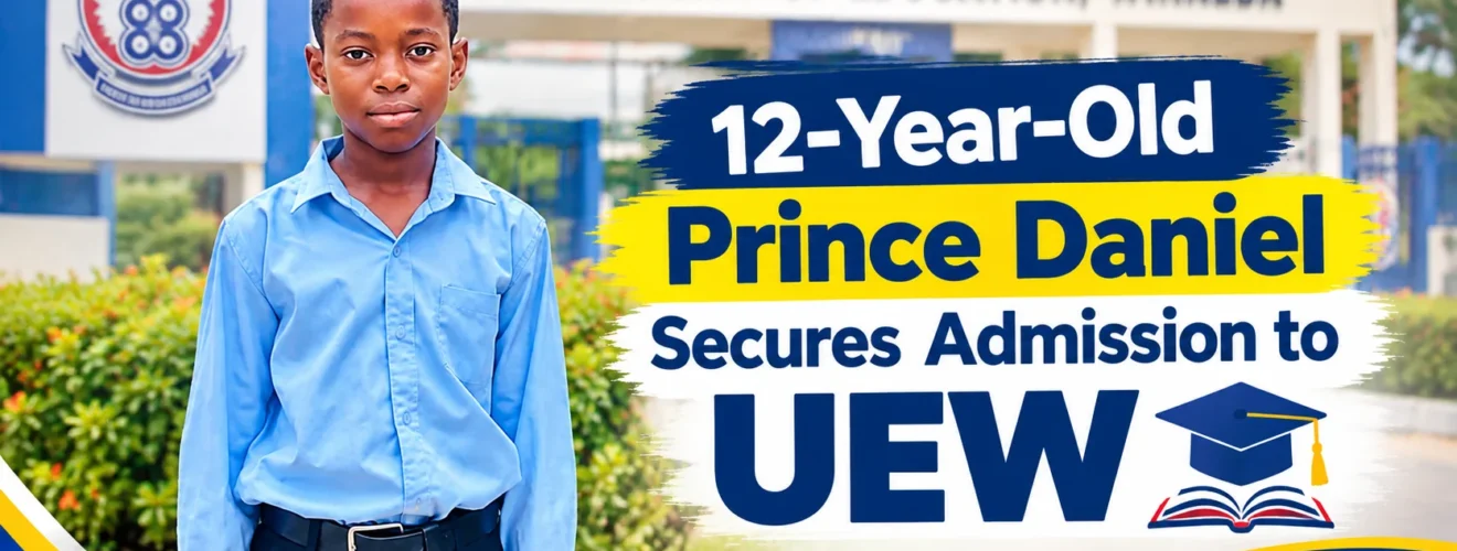 12-year-old Prince Daniel UEW admission