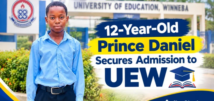 12-year-old Prince Daniel UEW admission