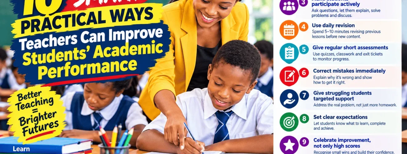 ways teachers can improve students’ academic performance