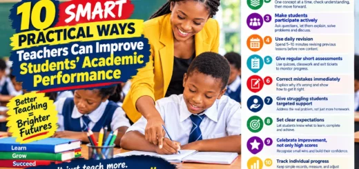ways teachers can improve students’ academic performance