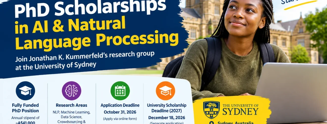 University of Sydney PhD Scholarships 2027