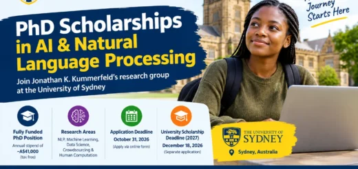 University of Sydney PhD Scholarships 2027