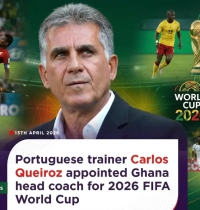 Carlos Queiroz is new Black Stars head coach for 2026 FIFA World Cup