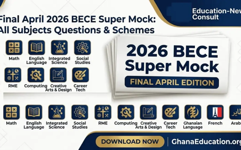 2026 BECE Final Mock Questions