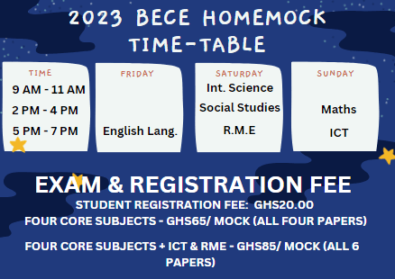 2023 BECE HOME MOCK